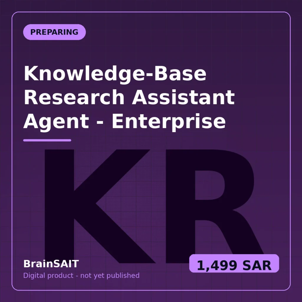 Knowledge-Base Research Assistant Agent — Enterprise