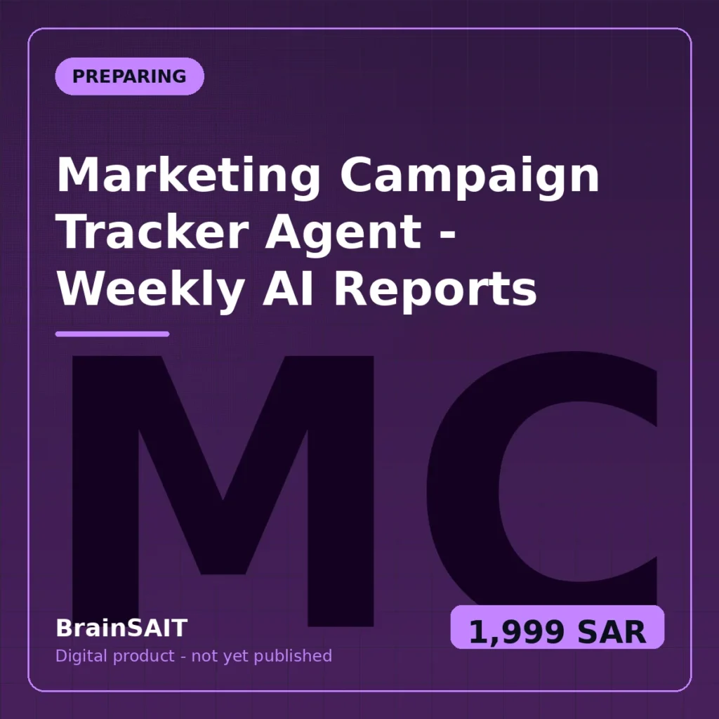 Marketing Campaign Tracker Agent — Weekly AI Reports