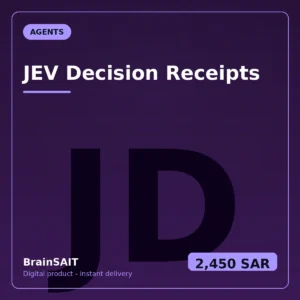 JEV Decision Receipts